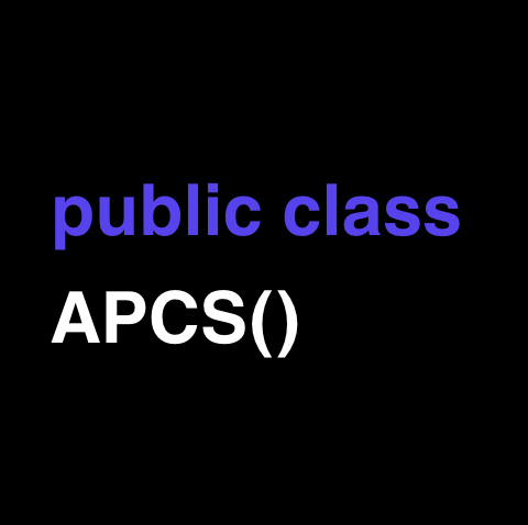 public class APCS logo